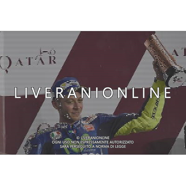26.03.2017.Losail International Circuit. Doha, Qatar.Valentino Rossi (Movistar Yamaha). FOTO G.PIAZZOLLA-AG ALDO LIVERANI SAS