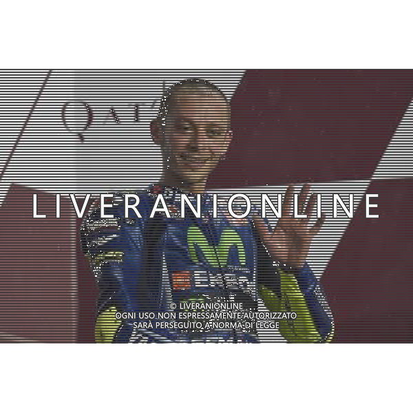 26.03.2017.Losail International Circuit. Doha, Qatar.Valentino Rossi (Movistar Yamaha). FOTO G.PIAZZOLLA-AG ALDO LIVERANI SAS