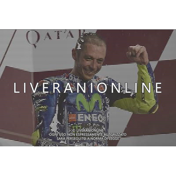 26.03.2017.Losail International Circuit. Doha, Qatar.Valentino Rossi (Movistar Yamaha). FOTO G.PIAZZOLLA-AG ALDO LIVERANI SAS