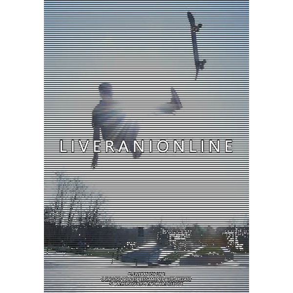 Skateboarding Nella Foto:Skateboarding Skateboard Skate Situazione Skatepark /Ph.Vitez-Ag. Aldo Liverani