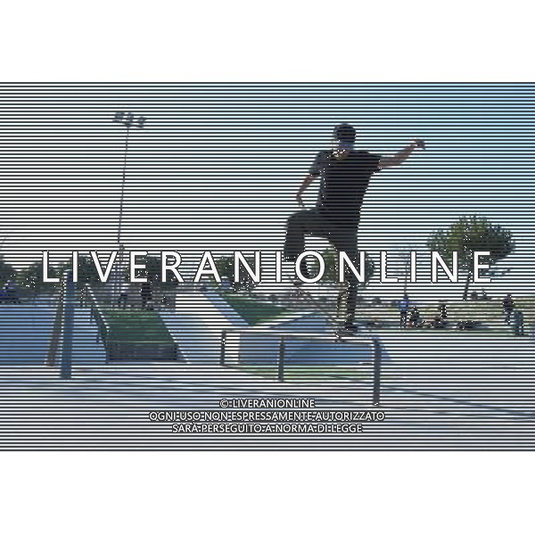 Skateboarding Nella Foto:Skateboarding Skateboard Skate Situazione Skatepark /Ph.Vitez-Ag. Aldo Liverani
