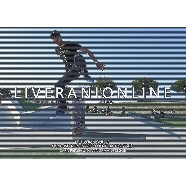 Skateboarding Nella Foto:Skateboarding Skateboard Skate Situazione Skatepark /Ph.Vitez-Ag. Aldo Liverani