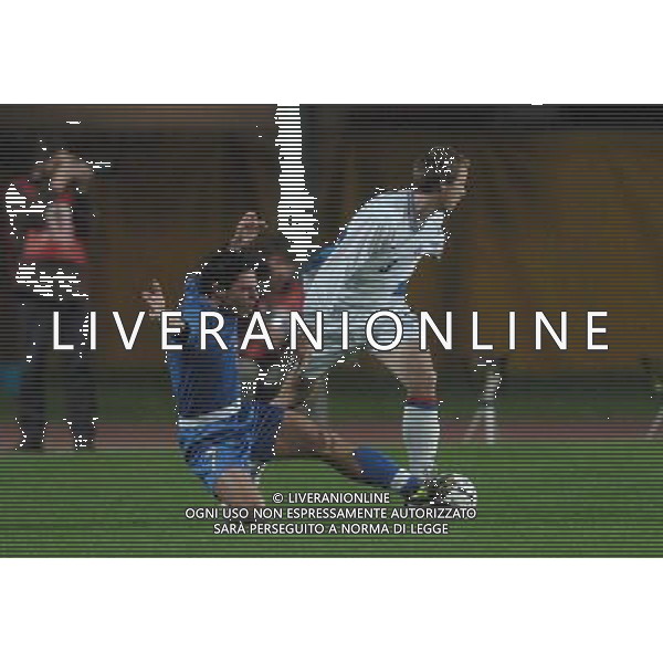 Italia - Islanda Amichevole 30/03/2005 nella foto mauro esposito e sigurdsson i. ph luzzani/agenzia aldo liverani