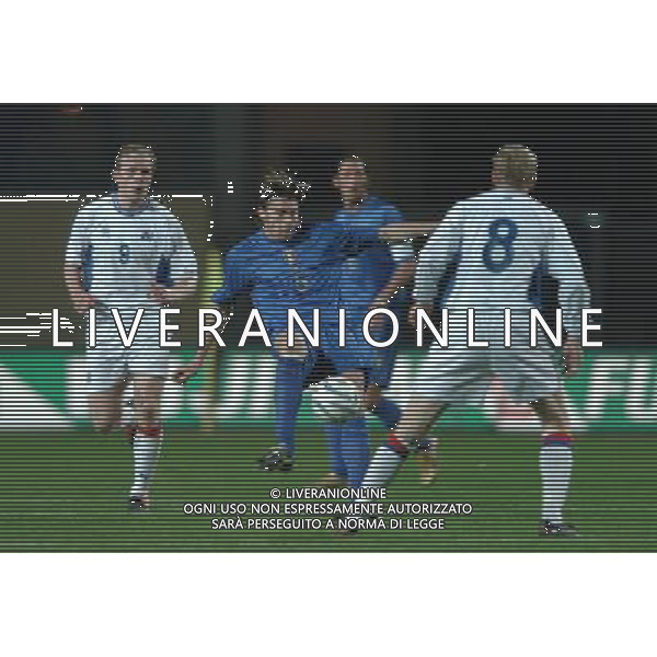 Italia - Islanda Amichevole 30/03/2005 nella foto andrea barzagli gunnarsson e sigurdsson h. ph luzzani/agenzia aldo liverani