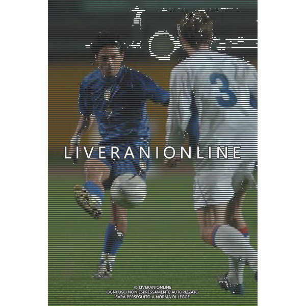 Italia - Islanda Amichevole 30/03/2005 nella foto mauro esposito e sirgudsson i ph luzzani/agenzia aldo liverani