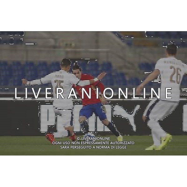 Amichevole Italia - Spagna Nazionale under 21 27/03/2017 nella foto: Ballerin HÃ©ctor Masina Adam (Bologna) Â©Claudio Zamagni/Agenzia Aldo Liverani Ballerin HÃ©ctor Masina Adam during international friendly soccer match between Italy and Spain under 21 at Rome Olympic Stadium on March 27 2017 photo credit by Claudio Zamagni/Aldo Liverani Photo Agency / AGENZIA ALDO LIVERANI SAS