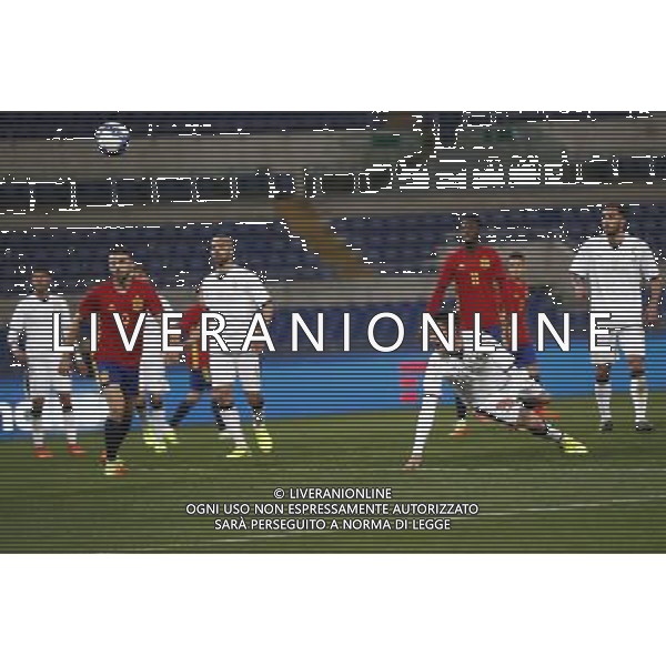Amichevole Italia - Spagna Nazionale under 21 27/03/2017 nella foto: goal niguez Â©Claudio Zamagni/Agenzia Aldo Liverani goal niguez during international friendly soccer match between Italy and Spain under 21 at Rome Olympic Stadium on March 27 2017 photo credit by Claudio Zamagni/Aldo Liverani Photo Agency / AGENZIA ALDO LIVERANI SAS