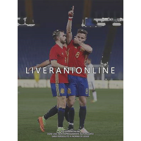 Amichevole Italia - Spagna Nazionale under 21 27/03/2017 nella foto: Niguez SaÃºl Â©Claudio Zamagni/Agenzia Aldo Liverani Niguez SaÃºl during international friendly soccer match between Italy and Spain under 21 at Rome Olympic Stadium on March 27 2017 photo credit by Claudio Zamagni/Aldo Liverani Photo Agency / AGENZIA ALDO LIVERANI SAS