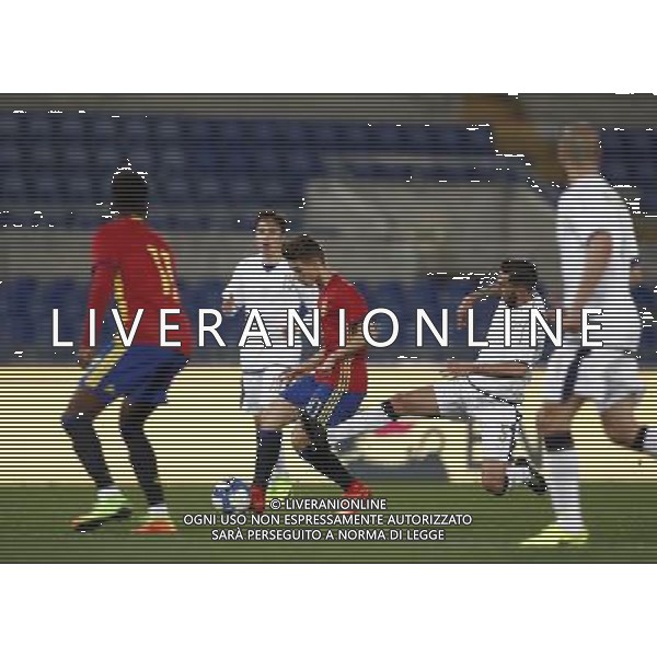 Amichevole Italia - Spagna Nazionale under 21 27/03/2017 nella foto: SuÃ¡rez Denis Cataldi Danilo (Genoa) Â©Claudio Zamagni/Agenzia Aldo Liverani SuÃ¡rez Denis Cataldi Danilo (Genoa during international friendly soccer match between Italy and Spain under 21 at Rome Olympic Stadium on March 27 2017 photo credit by Claudio Zamagni/Aldo Liverani Photo Agency / AGENZIA ALDO LIVERANI SAS