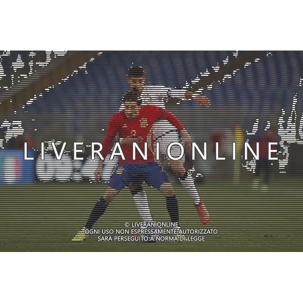 Amichevole Italia - Spagna Nazionale under 21 27/03/2017 nella foto: Castro Jonni Masina Adam (Bologna) Â©Claudio Zamagni/Agenzia Aldo Liverani Castro Jonni Masina Adam (Bologna) during international friendly soccer match between Italy and Spain under 21 at Rome Olympic Stadium on March 27 2017 photo credit by Claudio Zamagni/Aldo Liverani Photo Agency / AGENZIA ALDO LIVERANI SAS