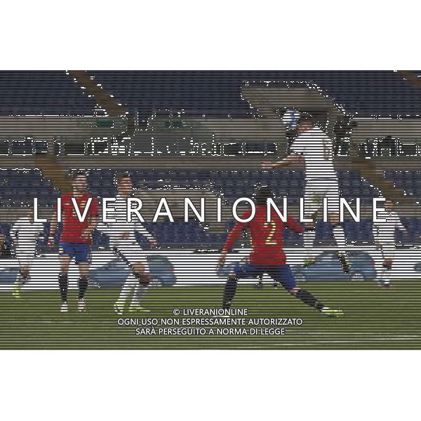 Amichevole Italia - Spagna Nazionale under 21 27/03/2017 nella foto: goal Pellegrini Lorenzo (Sassuolo) ©Claudio Zamagni/Agenzia Aldo Liverani goal Pellegrini Lorenzo (Sassuolo) during international friendly soccer match between Italy and Spain under 21 at Rome Olympic Stadium on March 27 2017 photo credit by Claudio Zamagni/Aldo Liverani Photo Agency