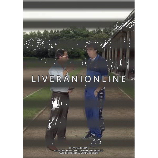 MAGGIO 1999 COVERCIANO RITIRO NAZIONALE ITALIANA NELLA FOTO DINO ZOFF AG ALDO LIVERANI SAS