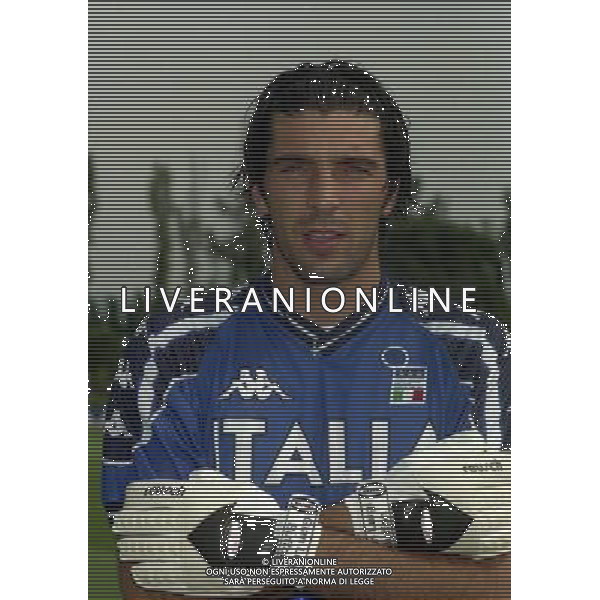 MAGGIO 1999 COVERCIANO RITIRO NAZIONALE ITALIANA NELLA FOTO GIANLUIGI BUFFON AG ALDO LIVERANI SAS