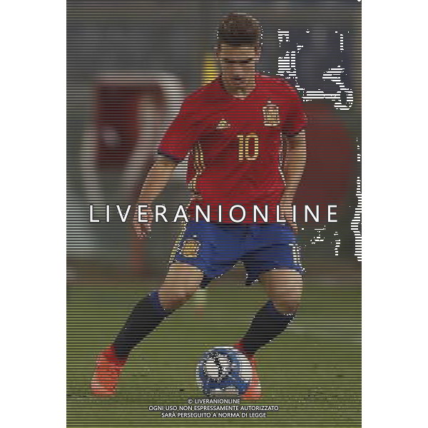 Amichevole Italia - Spagna Nazionale under 21 27/03/2017 nella foto: Su‡rez Denis ©Claudio Zamagni/Agenzia Aldo Liverani Su‡rez Denis during international friendly soccer match between Italy and Spain under 21 at Rome Olympic Stadium on March 27 2017 photo credit by Claudio Zamagni/Aldo Liverani Photo Agency