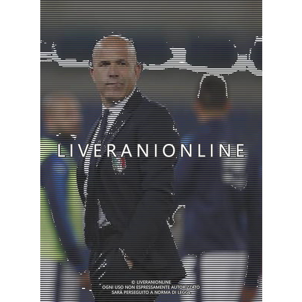 Amichevole Italia - Spagna Nazionale under 21 27/03/2017 nella foto: Luigi Di Biagio ©Claudio Zamagni/Agenzia Aldo Liverani Luigi Di Biagio during international friendly soccer match between Italy and Spain under 21 at Rome Olympic Stadium on March 27 2017 photo credit by Claudio Zamagni/Aldo Liverani Photo Agency