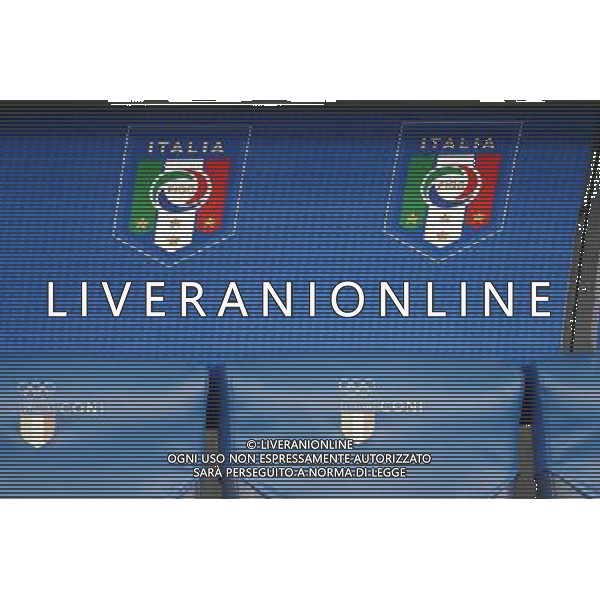 Amichevole Italia - Spagna Nazionale under 21 27/03/2017 nella foto: le panchine della FIGC ©Claudio Zamagni/Agenzia Aldo Liverani le panchine della FIGC during international friendly soccer match between Italy and Spain under 21 at Rome Olympic Stadium on March 27 2017 photo credit by Claudio Zamagni/Aldo Liverani Photo Agency