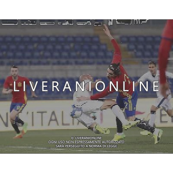 Amichevole Italia - Spagna Nazionale under 21 27/03/2017 nella foto: Ballerin HŽctor Biraschi Davide (Genoa) ©Claudio Zamagni/Agenzia Aldo Liverani Ballerin HŽctor Biraschi Davide (Genoa) during international friendly soccer match between Italy and Spain under 21 at Rome Olympic Stadium on March 27 2017 photo credit by Claudio Zamagni/Aldo Liverani Photo Agency
