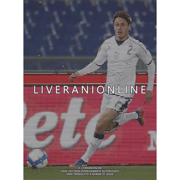 Amichevole Italia - Spagna Nazionale under 21 27/03/2017 nella foto: Calabria Davide (Milan) ©Claudio Zamagni/Agenzia Aldo Liverani Calabria Davide (Milan) during international friendly soccer match between Italy and Spain under 21 at Rome Olympic Stadium on March 27 2017 photo credit by Claudio Zamagni/Aldo Liverani Photo Agency