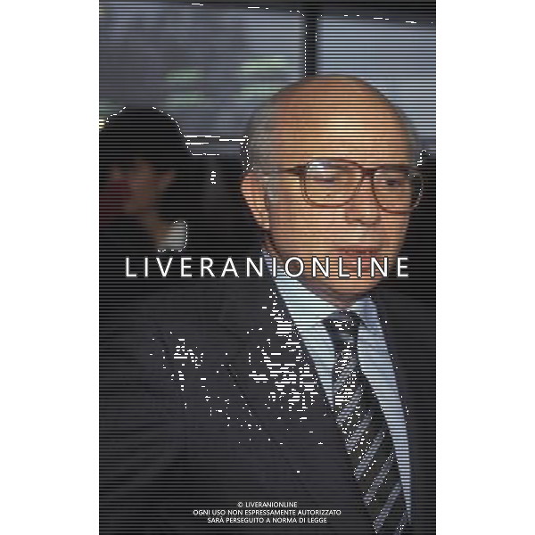 Paolo Cirino Pomicino politico italiano - Retrospettiva nella foto nel 1991 © ARCHIVIO / AGENZIA ALDO LIVERANI SAS