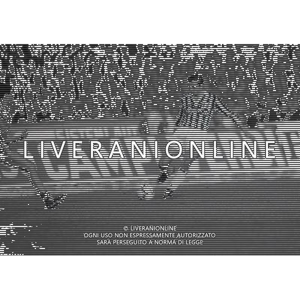 05-11-1986 TORINO JUVENTUS REAL MADRID COPPA DEI CAMPIONI OTTAVI DI FINALE NELLA FOTO MASSIMO MAURO AG ALDO LIVERANI SAS