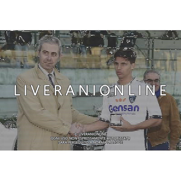 69Â° Viareggio Cup Coppa Carnevale Finale Viareggio - 29.03.2017 Sassuolo-Empoli Nella Foto:Manicone premiato /Ag. Aldo Liverani