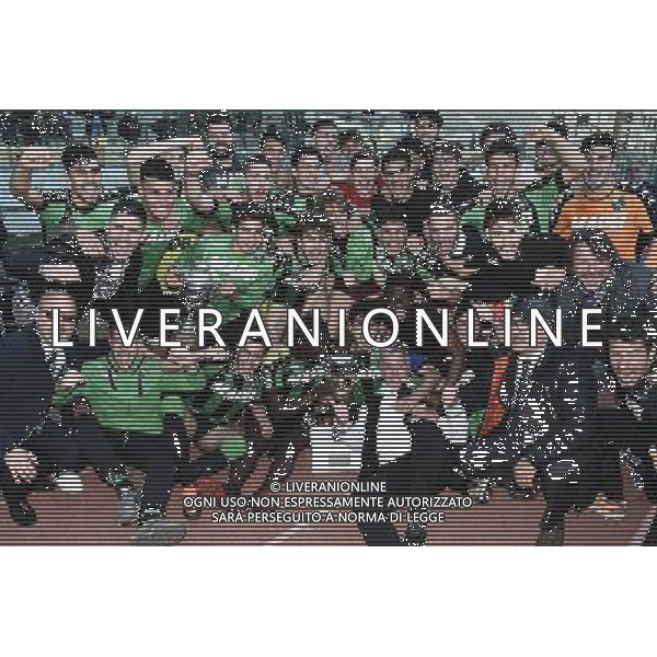 69Â° Viareggio Cup Coppa Carnevale Finale Viareggio - 29.03.2017 Sassuolo-Empoli Nella Foto:Esultanza dei giocatori del Sassuolo /Ag. Aldo Liverani