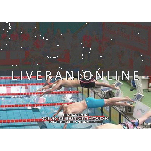 Milano ( MI ) 10/03/2017 7 Trofeo citta di Milano - - 100m Stile Libero Assoluti Maschili Nella foto: Vas.1 Filippo Magnini, vas.2 Alessandro Bori, vas.3 Ivano Vendrame, vas.4 Alessandro Miressi, vas.5 Apostolos Christou, vas.6 Marco Orsi, vas.7 Matteo Senor e vas.8 Michele La Trofa PH Lauro Montagnini