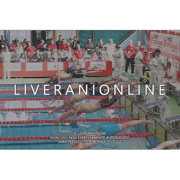 Milano ( MI ) 10/03/2017 7 Trofeo citta di Milano -- 100m Stile Libero Assoluti Maschili Nella foto: Vas.1 Filippo Magnini, vas.2 Alessandro Bori, vas.3 Ivano Vendrame, vas.4 Alessandro Miressi, vas.5 Apostolos Christou, vas.6 Marco Orsi, vas.7 Matteo Senor e vas.8 Michele La Trofa PH Lauro Montagnini