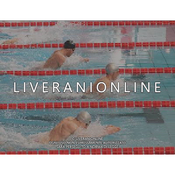 Milano ( MI ) 10/03/2017 7 Trofeo citta di Milano - - 50m Rana Assoluti Maschili Nella foto: Vas.3 NicolÚ Ossola, vas.4 Andrea Toniato e vas.5 Federico Poggi PH Lauro Montagnini