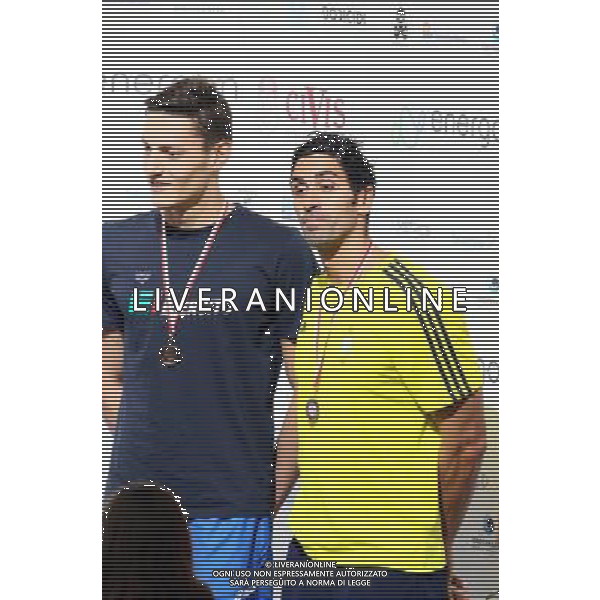 Milano ( MI ) 10/03/2017 7 Trofeo citta di Milano - 100m Stile Libero Assoluti Maschili Nella foto: Ivano Vendrame e Filippo Magnini PH Lauro Montagnini