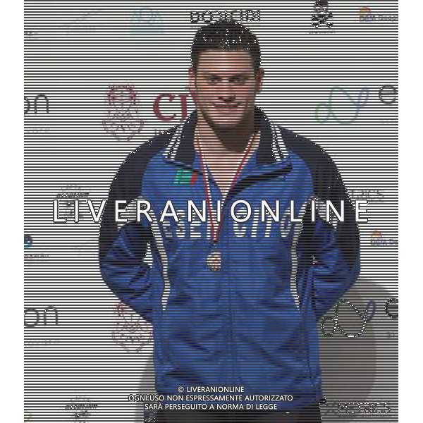 Milano ( MI ) 10/03/2017 7 Trofeo citta di Milano - 100m Dorso Assoluti Maschi Nella foto: Il vincitore Simone Sabbioni PH Lauro Montagnini