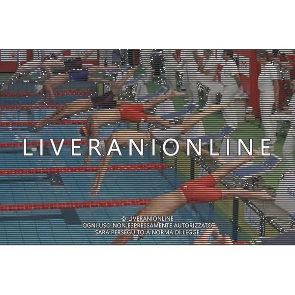 Milano ( MI ) 10/03/2017 7 Trofeo citta di Milano - 400m Stile Libero Assoluti Maschi Nella foto: ps.1 Matteo Sendor, ps.2 Dimitrios Negris, ps.3 Damien Joly, ps.4 Gabriele Detti, ps.5 Domenico Acerenza, ps.6 Gregorio Paltrinieri, ps. 7 Matteo Ciampi e ps. 8 Nicolangelo Di Fabio PH Lauro Montagnini