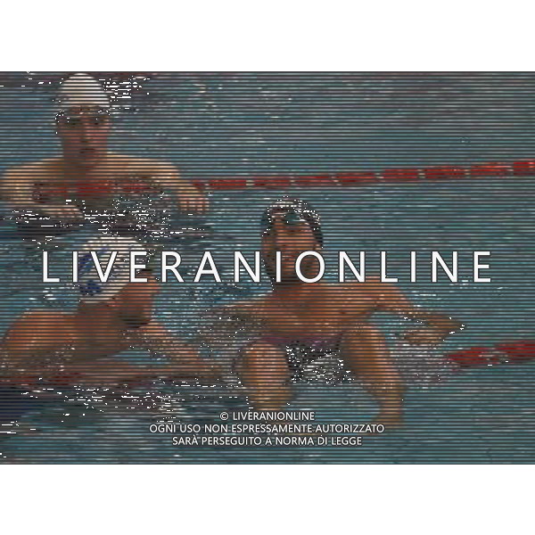 Milano ( MI ) 10/03/2017 7âˆž Trofeo citta di Milano - 400m Stile Libero Assoluti Maschi Nella foto: Dimitrios Negris, Damien Joly e Gabriele Detti PH Lauro Montagnini