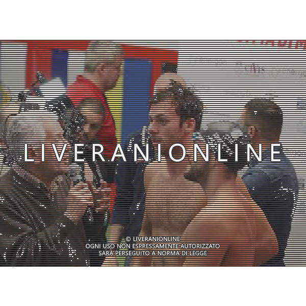 Milano ( MI ) 10/03/2017 7 Trofeo citta di Milano - 400m Stile Libero Assoluti Maschi Nella foto: Gregorio Paltrinieri e Gabriele Detti PH Lauro Montagnini