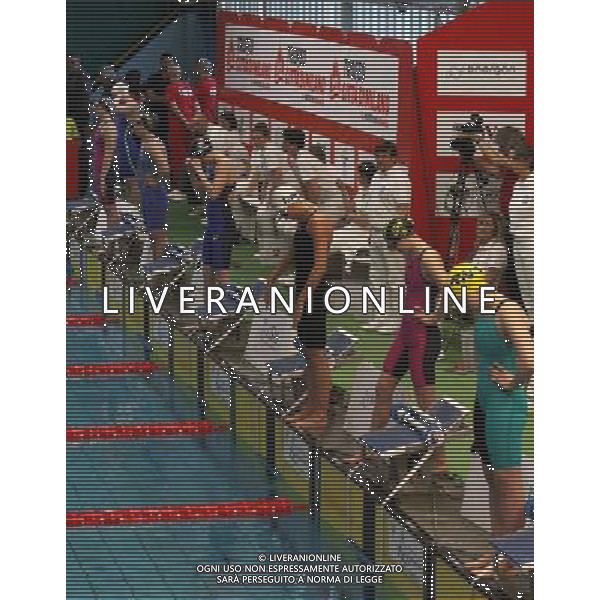 Milano ( MI ) 10/03/2017 7 Trofeo citta di Milano -- 200m Dorso Assoluti Femmine Nella foto: ps.1 Lorena Barfucci, ps.2 Ambra Esposito, ps.3 Giulia Ramatelli, ps.4 Margherita Panziera, ps.5 Federica Pellegrini, ps.6 Letizia Paruscio, ps. 7 Francesca Cristetti e ps. 8 Elena Gueorguiev PH Lauro Montagnini