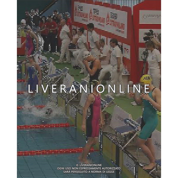 Milano ( MI ) 10/03/2017 7 Trofeo citta di Milano - 200m Dorso Assoluti Femmine Nella foto: Vas.1 Lorena Barfucci, vas.2 Ambra Esposito, vas.3 Giulia Ramatelli, vas.4 Margherita Panziera, vas.5 Federica Pellegrini, vas.6 Letizia Paruscio, vas.7 Francesca Cristetti e vas.8 Elena Gueorguiev PH Lauro Montagnini