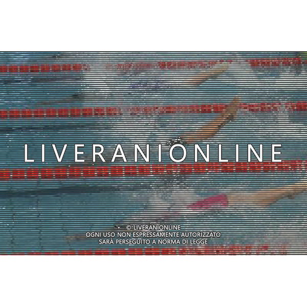 Milano ( MI ) 10/03/2017 7 Trofeo citta di Milano - 200m Dorso Assoluti Femmine Nella foto: Vas.3 Giulia Ramatelli, vas.4 Margherita Panziera, vas.5 Federica Pellegrini e vas.6 Letizia Paruscio PH Lauro Montagnini