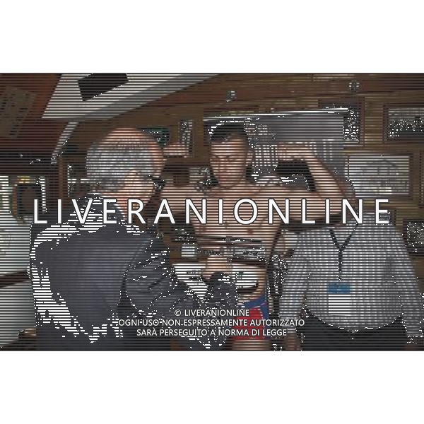 Milano, ( MI ) 31/03/2017 Dixieland Cafe cerimonia del peso dei pugili Nella foto: Predrag Cvetkovic - Pesi super Welter PH Lauro Montagnini AG ALDO LIVERANI SAS