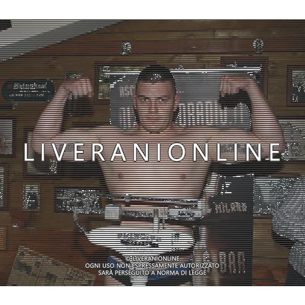 Milano, ( MI ) 31/03/2017 Dixieland Cafe cerimonia del peso dei pugili Nella foto: Hrvoje Bozinovic - Pesi massimi leggeri PH Lauro Montagnini AG ALDO LIVERANI SAS