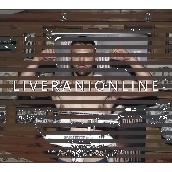 Milano, ( MI ) 31/03/2017 Dixieland Cafe cerimonia del peso dei pugili Nella foto: Antonino Barbagallo - Pesi medi PH Lauro Montagnini AG ALDO LIVERANI SAS