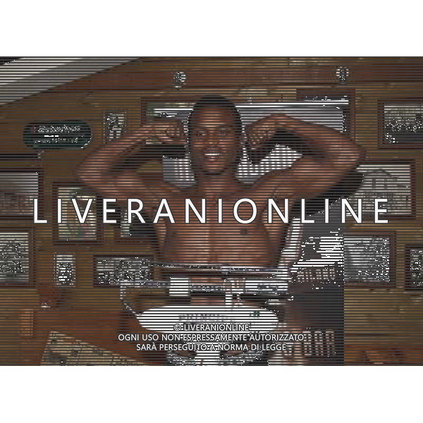 Milano, ( MI ) 31/03/2017 Dixieland Cafe cerimonia del peso dei pugili Nella foto: Samuel Nmomah - Pesi medi PH Lauro Montagnini AG ALDO LIVERANI SAS