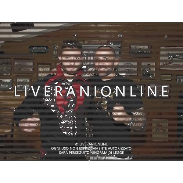 Milano, ( MI ) 31/03/2017 Dixieland Cafe cerimonia del peso dei pugili Nella foto: Pugili PH Lauro Montagnini AG ALDO LIVERANI SAS