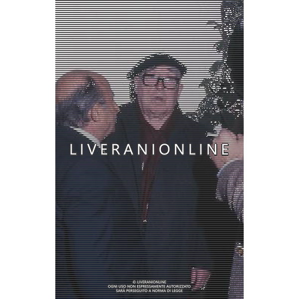 Cesare Zavattini, sceneggiatore, giornalista, commediografo, scrittore, poeta e pittore italiano - Retrospettiva nella foto nel 1982 © ARCHIVIO / AGENZIA ALDO LIVERANI SAS