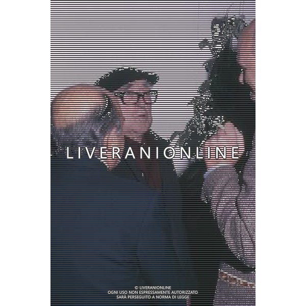 Cesare Zavattini, sceneggiatore, giornalista, commediografo, scrittore, poeta e pittore italiano - Retrospettiva nella foto nel 1982 © ARCHIVIO / AGENZIA ALDO LIVERANI SAS