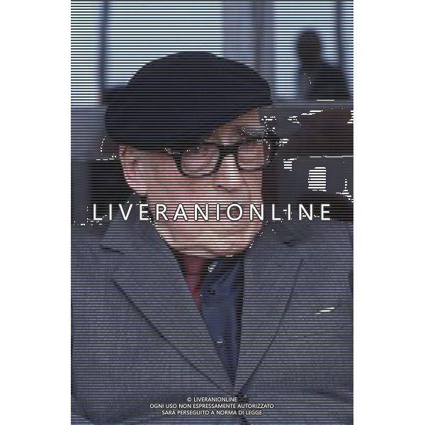 Cesare Zavattini, sceneggiatore, giornalista, commediografo, scrittore, poeta e pittore italiano - Retrospettiva nella foto nel 1982 © ARCHIVIO / AGENZIA ALDO LIVERANI SAS