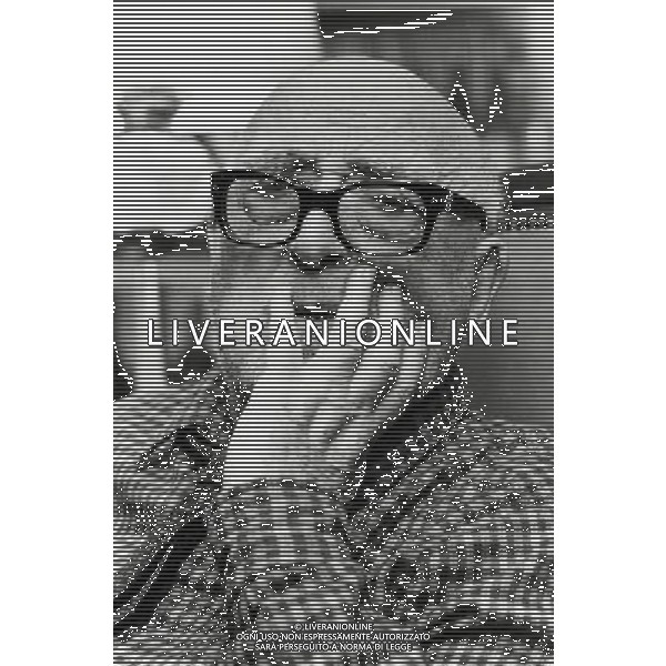 Cesare Zavattini, sceneggiatore, giornalista, commediografo, scrittore, poeta e pittore italiano - Retrospettiva nella foto nel 1983 © ARCHIVIO / AGENZIA ALDO LIVERANI SAS