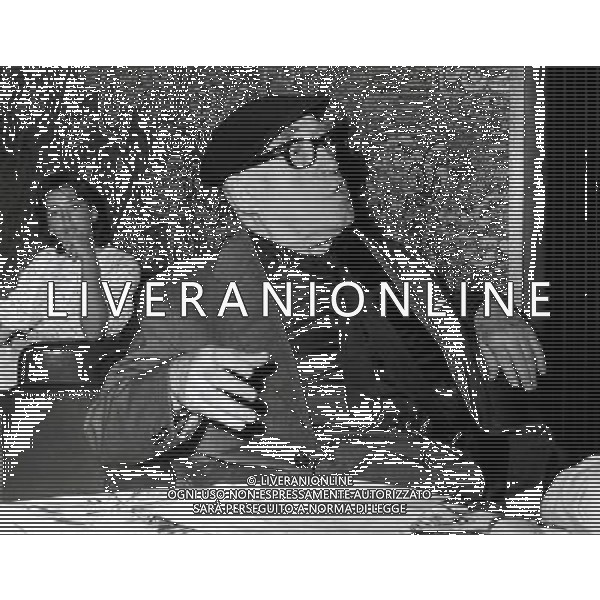 Cesare Zavattini, sceneggiatore, giornalista, commediografo, scrittore, poeta e pittore italiano - Retrospettiva nella foto nel 1983 © ARCHIVIO / AGENZIA ALDO LIVERANI SAS