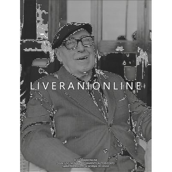 Cesare Zavattini, sceneggiatore, giornalista, commediografo, scrittore, poeta e pittore italiano - Retrospettiva nella foto nel 1983 © ARCHIVIO / AGENZIA ALDO LIVERANI SAS