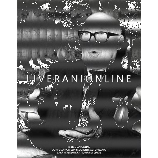 Cesare Zavattini, sceneggiatore, giornalista, commediografo, scrittore, poeta e pittore italiano - Retrospettiva Â© ARCHIVIO / AGENZIA ALDO LIVERANI SAS