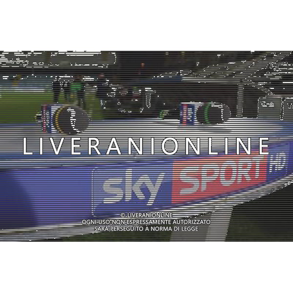 Calcio TV Postazione Sky Sport 02.04.2017 Nella Foto:Calcio TV Postazione Sky Sport HD, Particolare, Diritti Televisivi, Microfoni /Ph.Vitez-Ag. Aldo Liverani